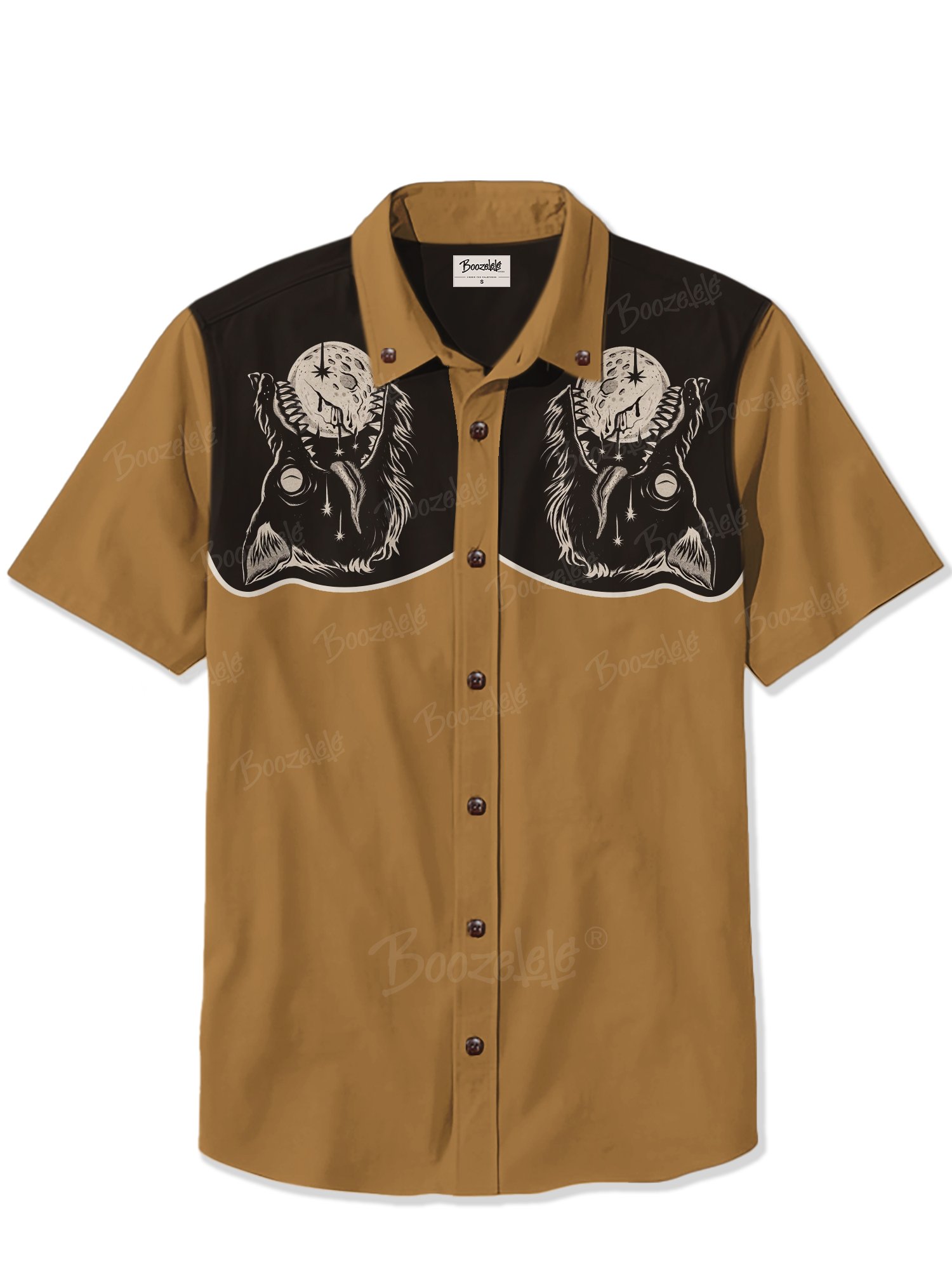 Greedy Wolf Swallows The Moon - 100% Cotton Shirt