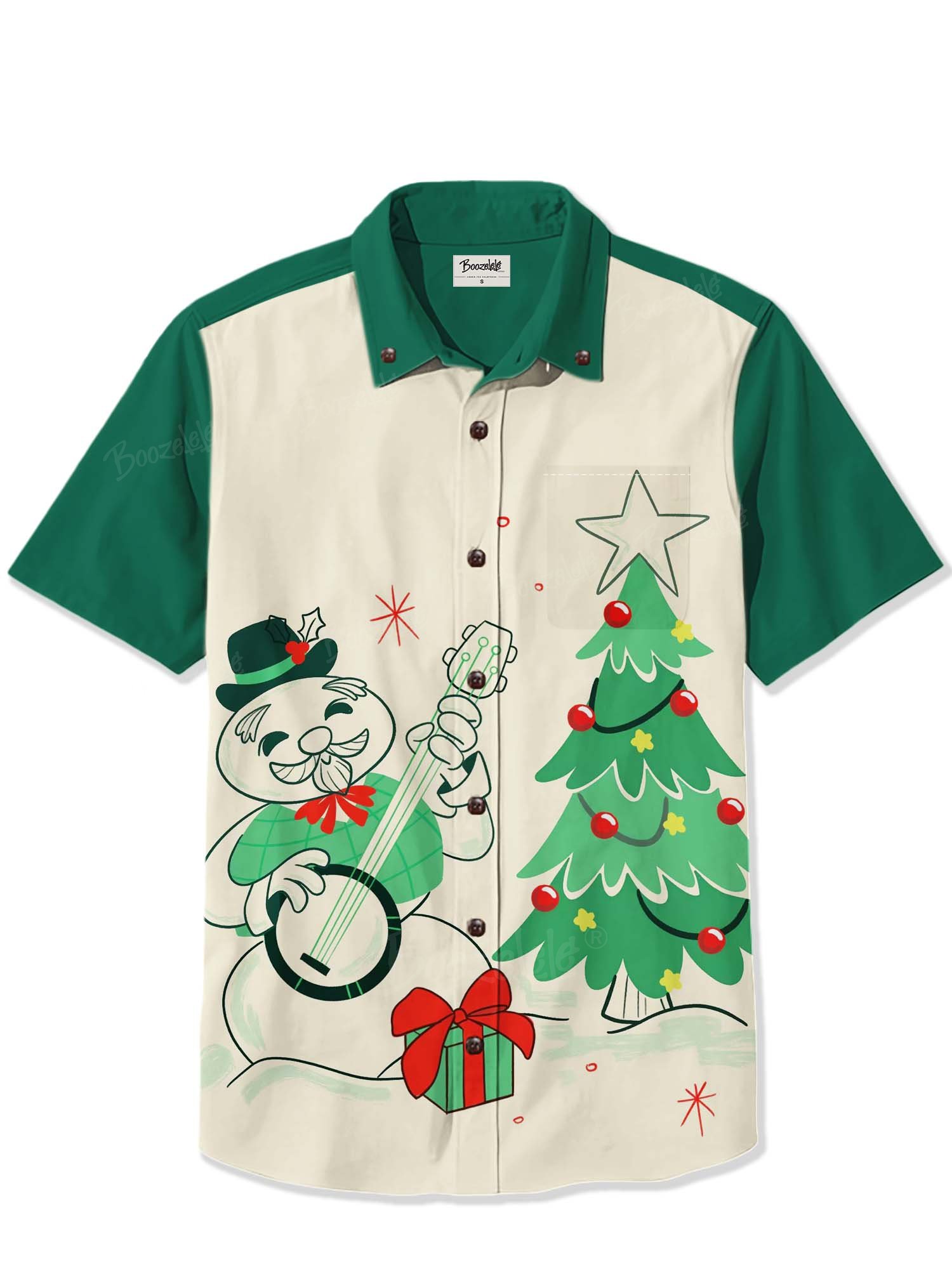 Christmas Snowman Monster - 100% Cotton Shirt