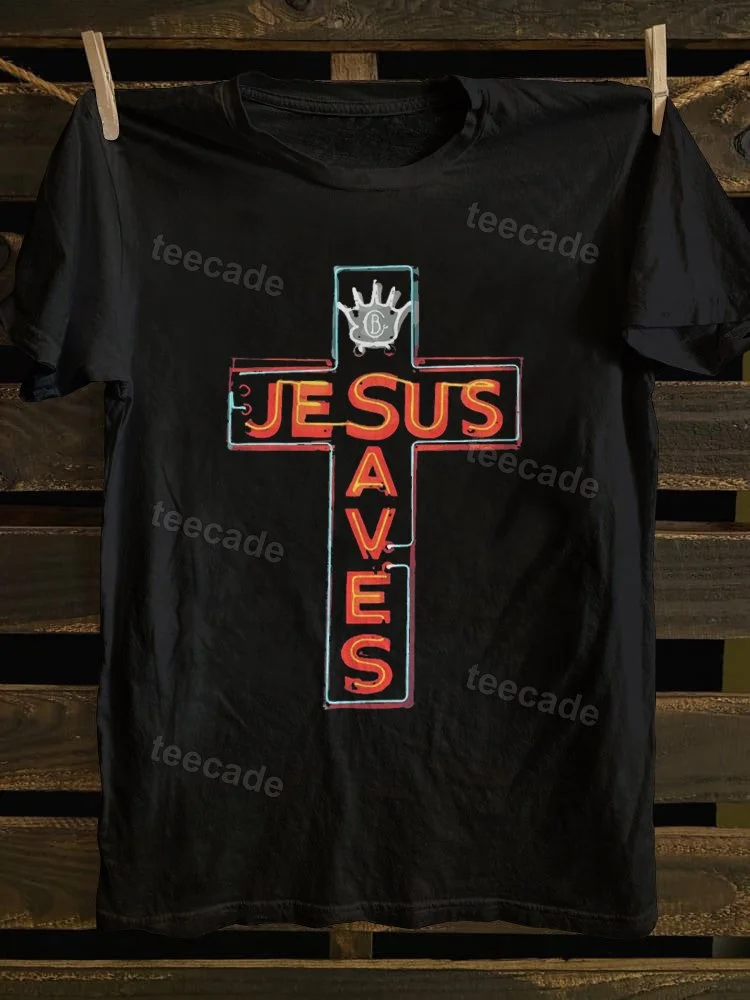Teecade Teecade Jesus Saves T-shirt