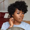 Best Design Africa Spiral Kinky Hair Short Curly Wig
