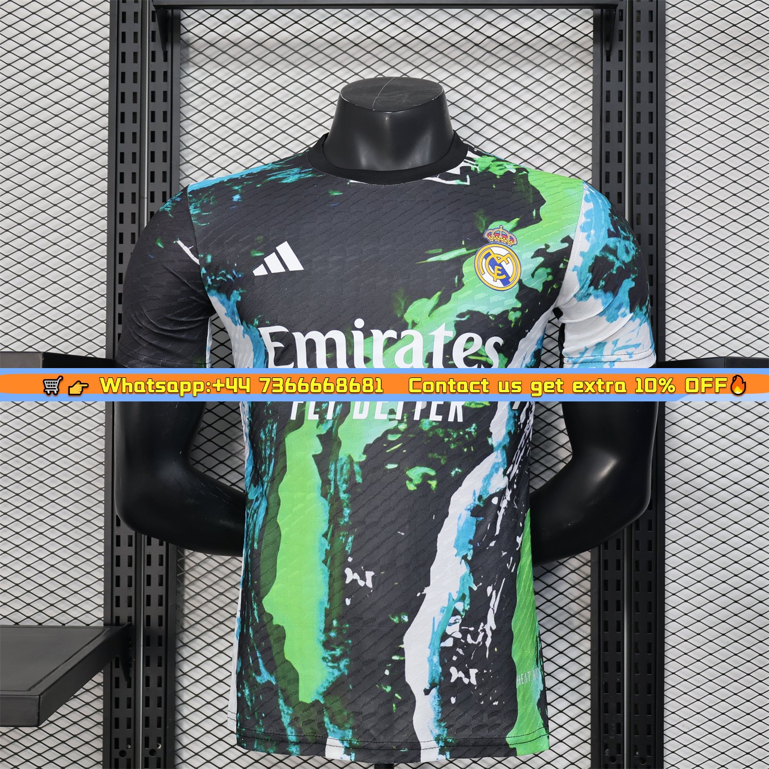 Real Madrid 25-26 Green & Black Special Edition Jersey - Player Version