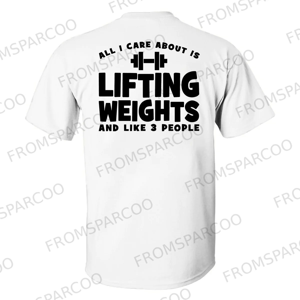 All I Care About Is Lifting Weights Printed Men's T-shirt