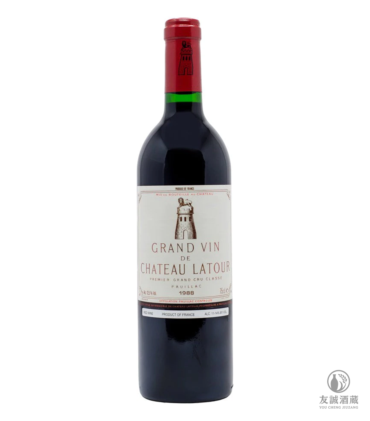 1988年 Chateau Latour 拉圖紅酒 友誠酒藏