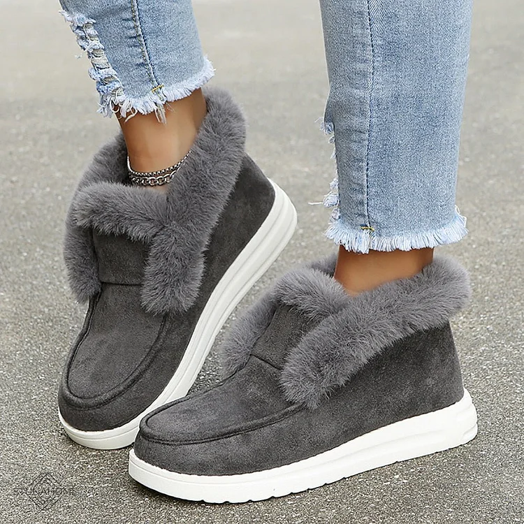 Stunahome Orthopedic Women Ankle Boots Arch Support Warm Suede Stylish shopify Stunahome.com