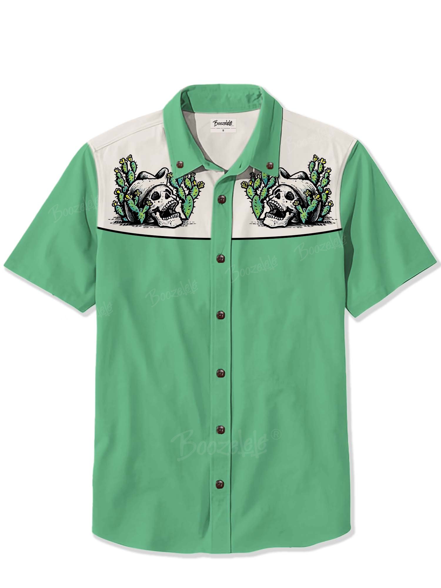 Skull In A Cactus - 100% Cotton Shirt