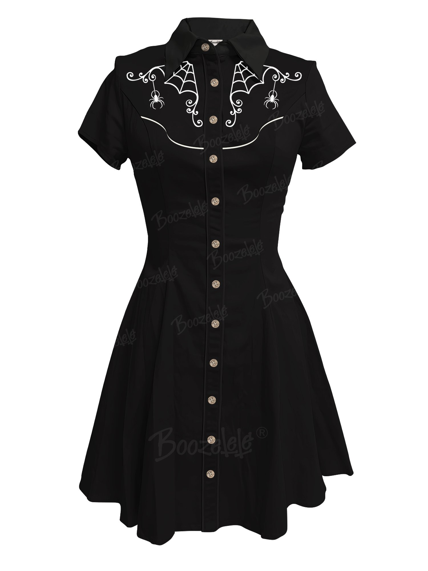 Spider And Spider Silk - 100% Cotton Dress