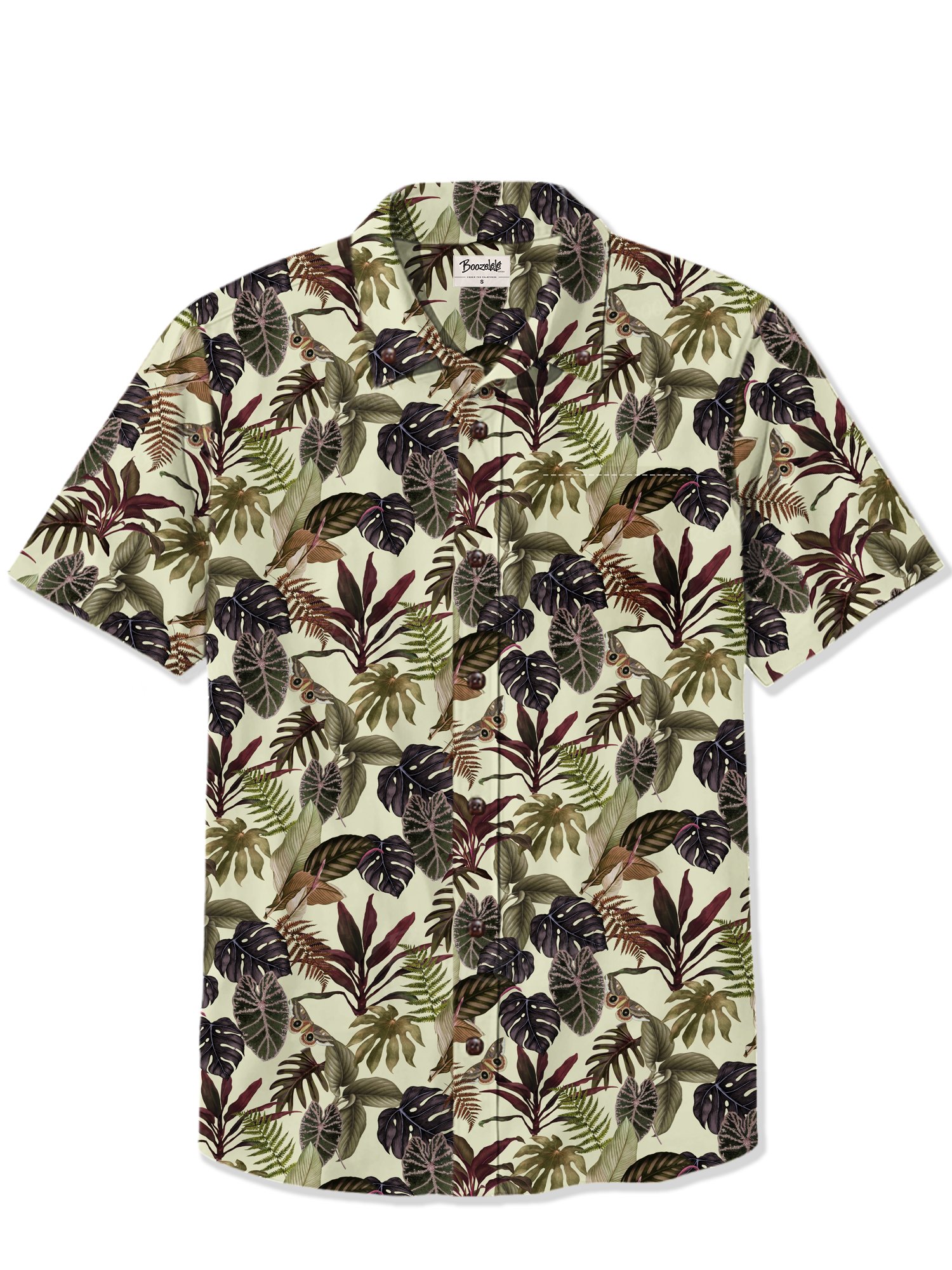 【Brooklyn Bees Design Studio X Boozelele】Easter Greenery Tropical Spring- 100% Cotton Shirt