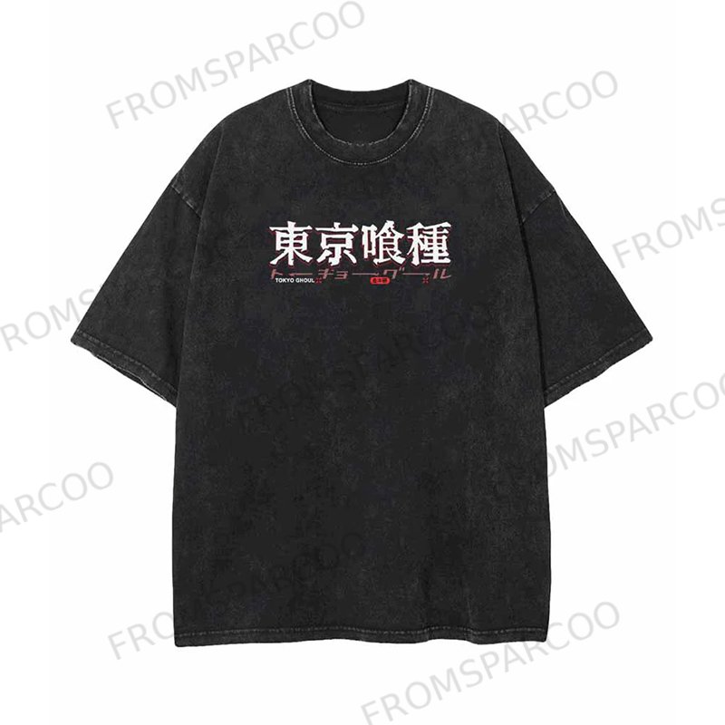Unisex Casual Anime Printed T-Shirt