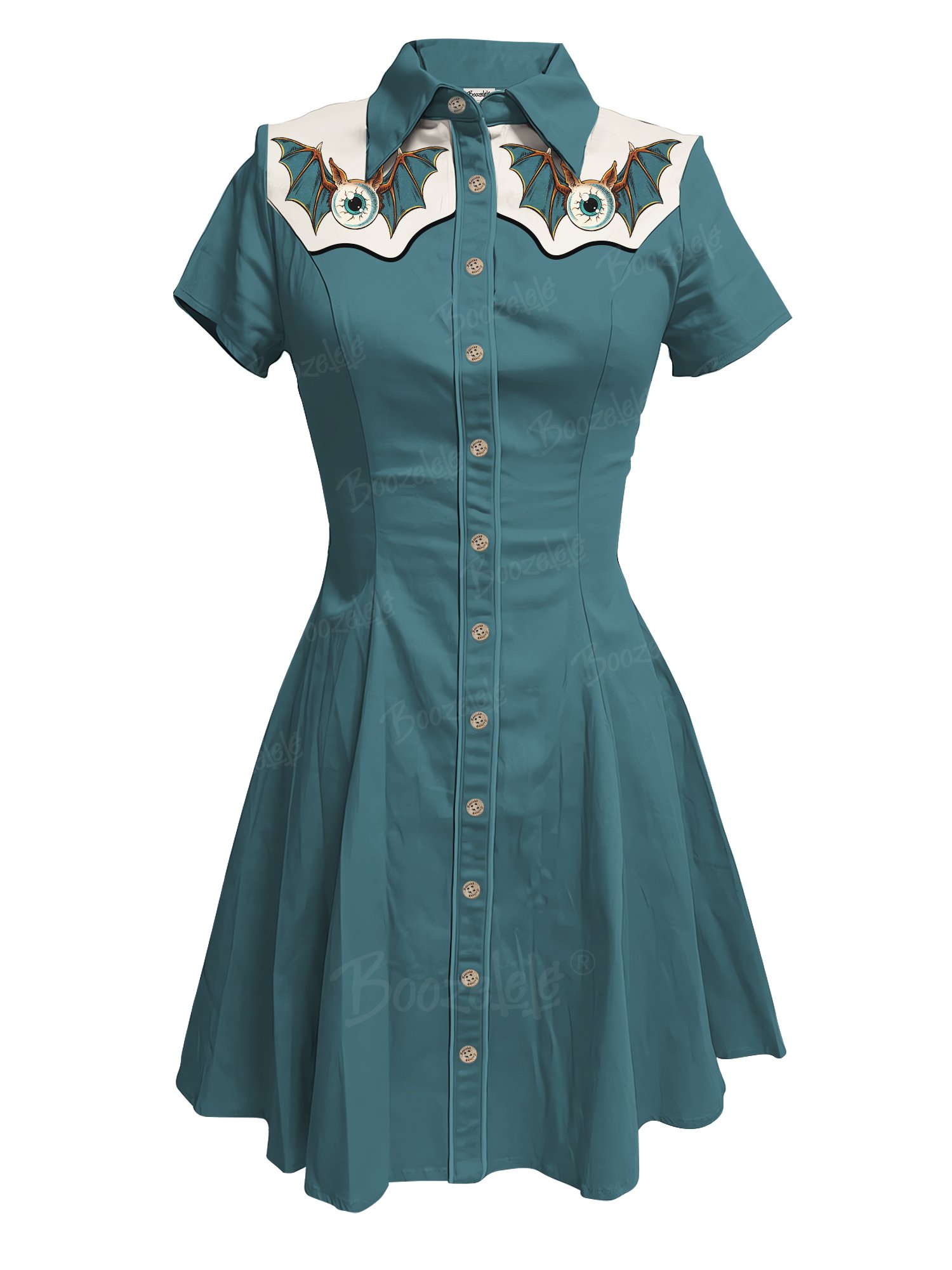 【Liu Hongfei X Boozelele】Eyeball Bat- 100% Cotton Dress
