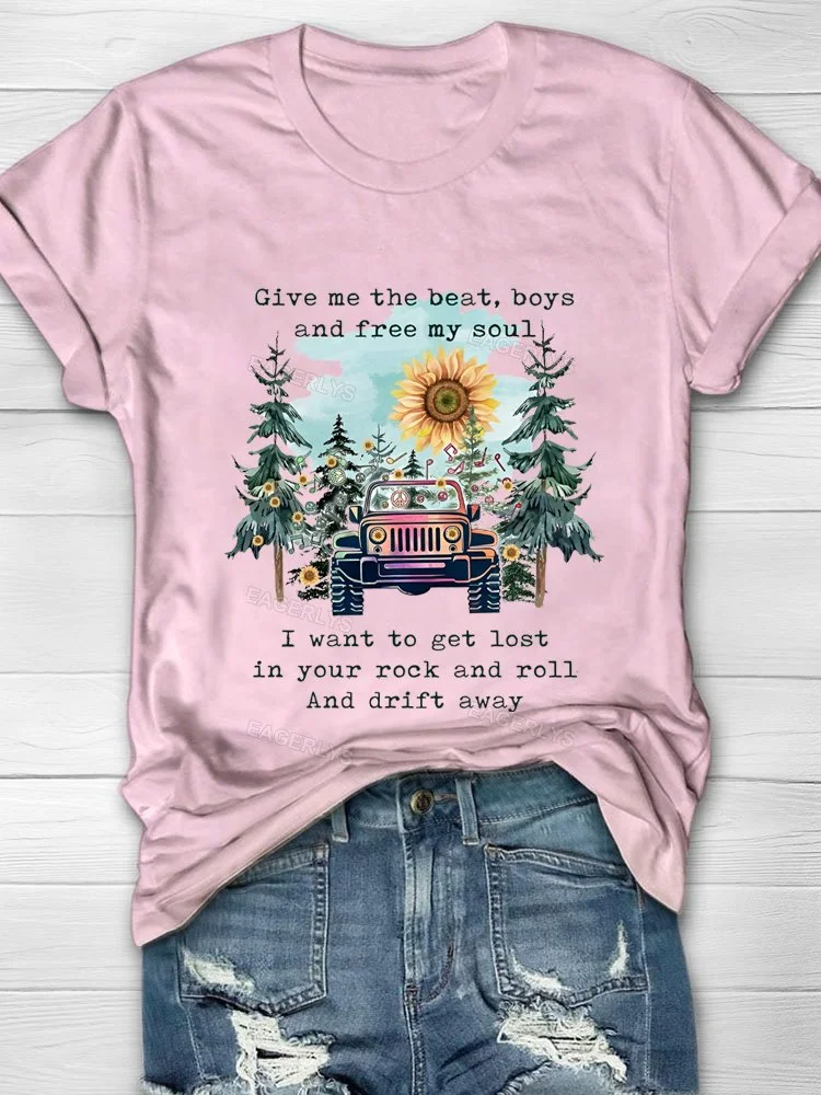 Eagerlys Boho Jeep T-shirt Eagerlys