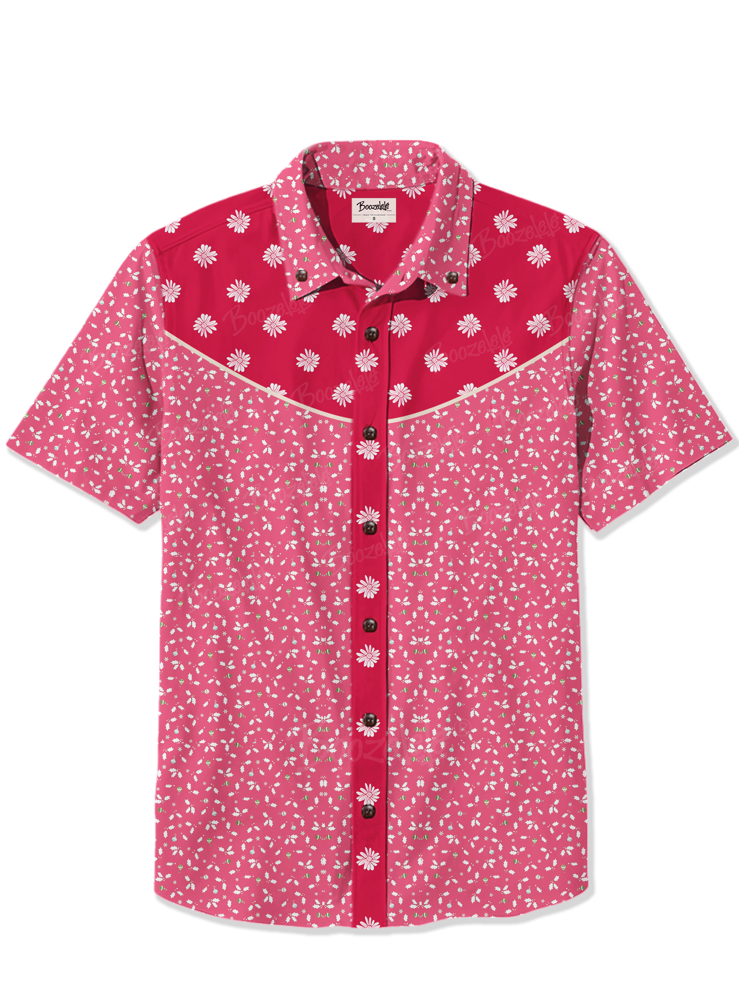 Retro Floral Cowgirl Christmas - 100% Cotton Shirt