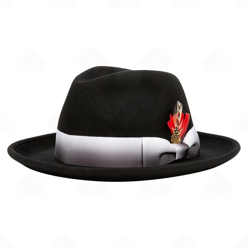 Home Prefer Elegant Fedora Hat &ndash; Classic Panama Style Dress Hat for Men & Women