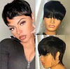 Super Short Wig 2Inch Pixed Straight Hair
