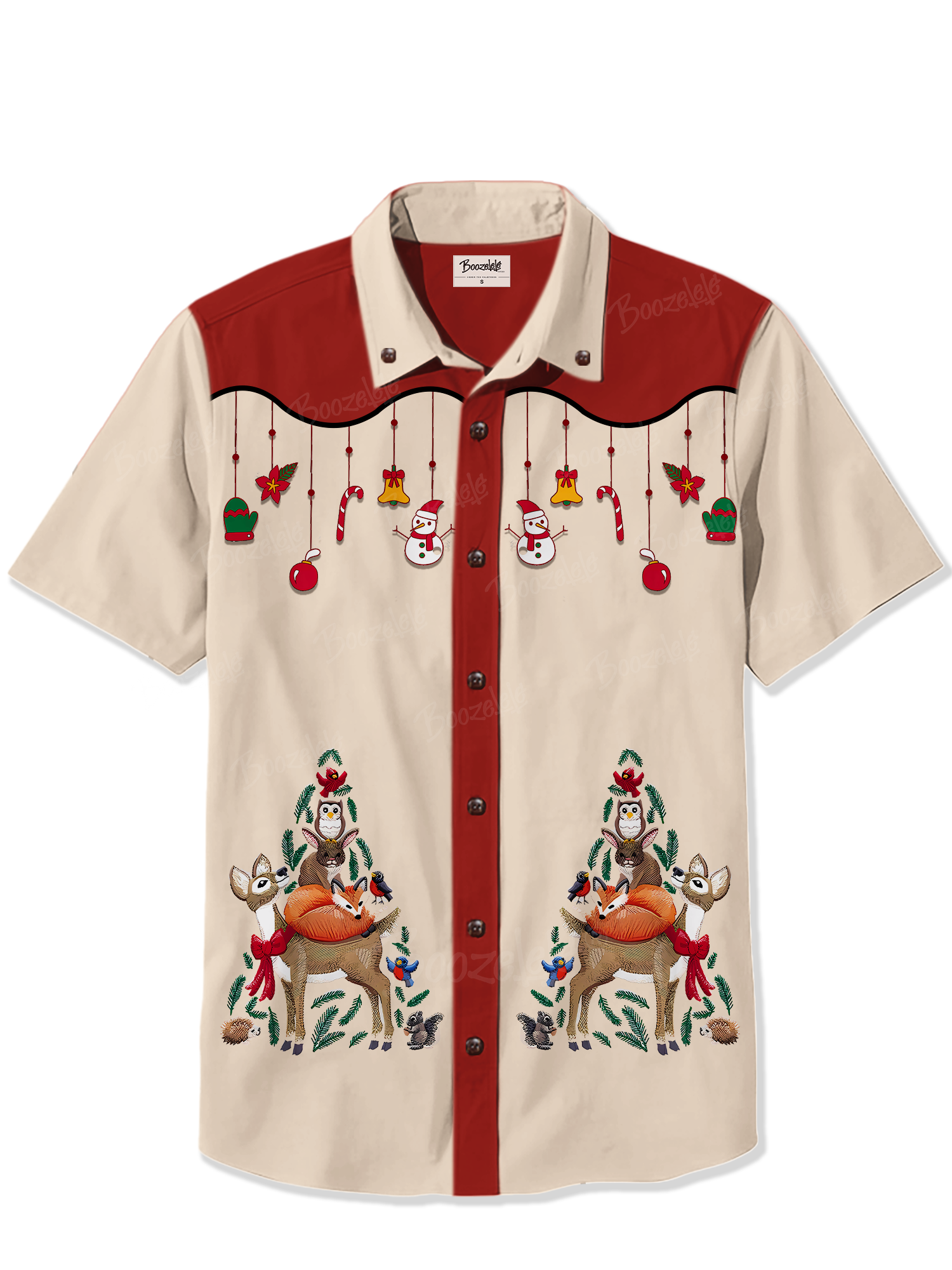 Christmas Tree Bells Christmas - 100% Cotton Shirt