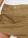 Lieutenant Cargo Mini Skirt Taupe