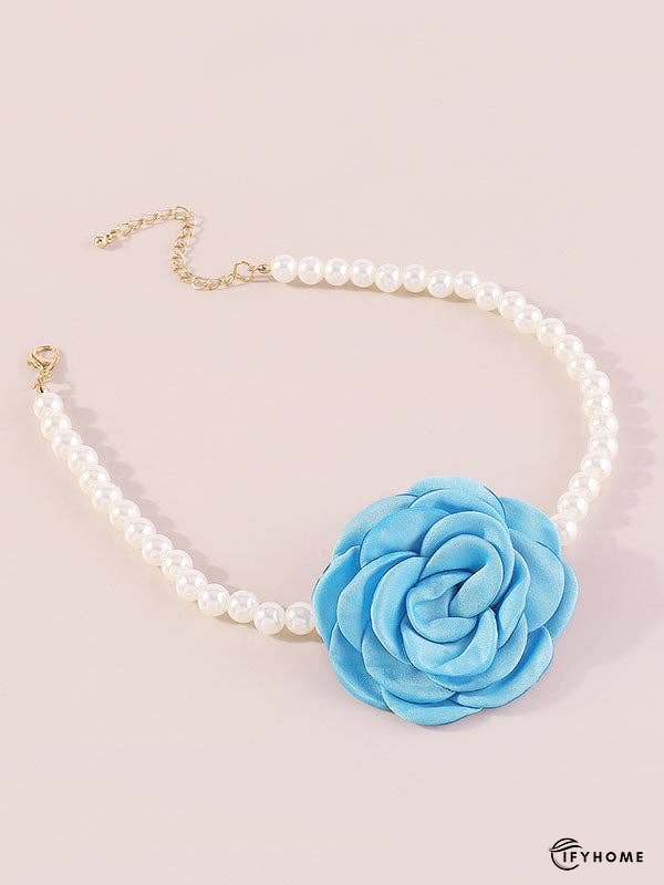 Three-Dimensional Flower Necklaces Accessories | IFYHOME