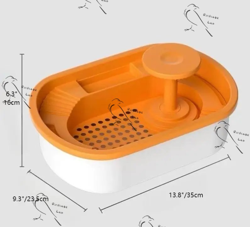 Multifunctional Landscape Bird Bath  Birdcagelab