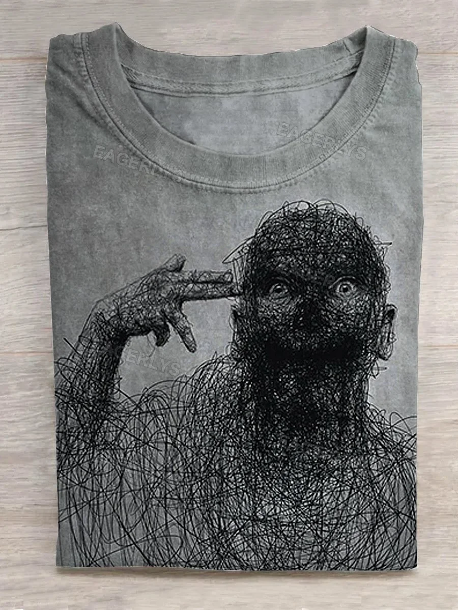 Eagerlys The Depressed Boy T-shirt Eagerlys