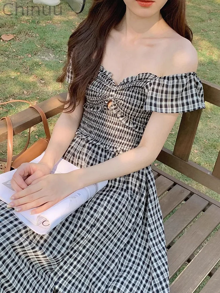Flying Sleeve Sleeveless Dress