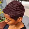 Glueless Super Short Wig 2Inch Straight Pixe Cut Hair