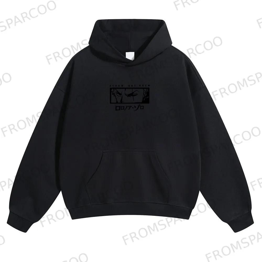 Unisex Casual Anime Print Hoodie