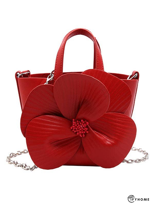 Flower Shape Pleated Split-Joint Bags Crossbody Bags Handbags Tote Bags | IFYHOME