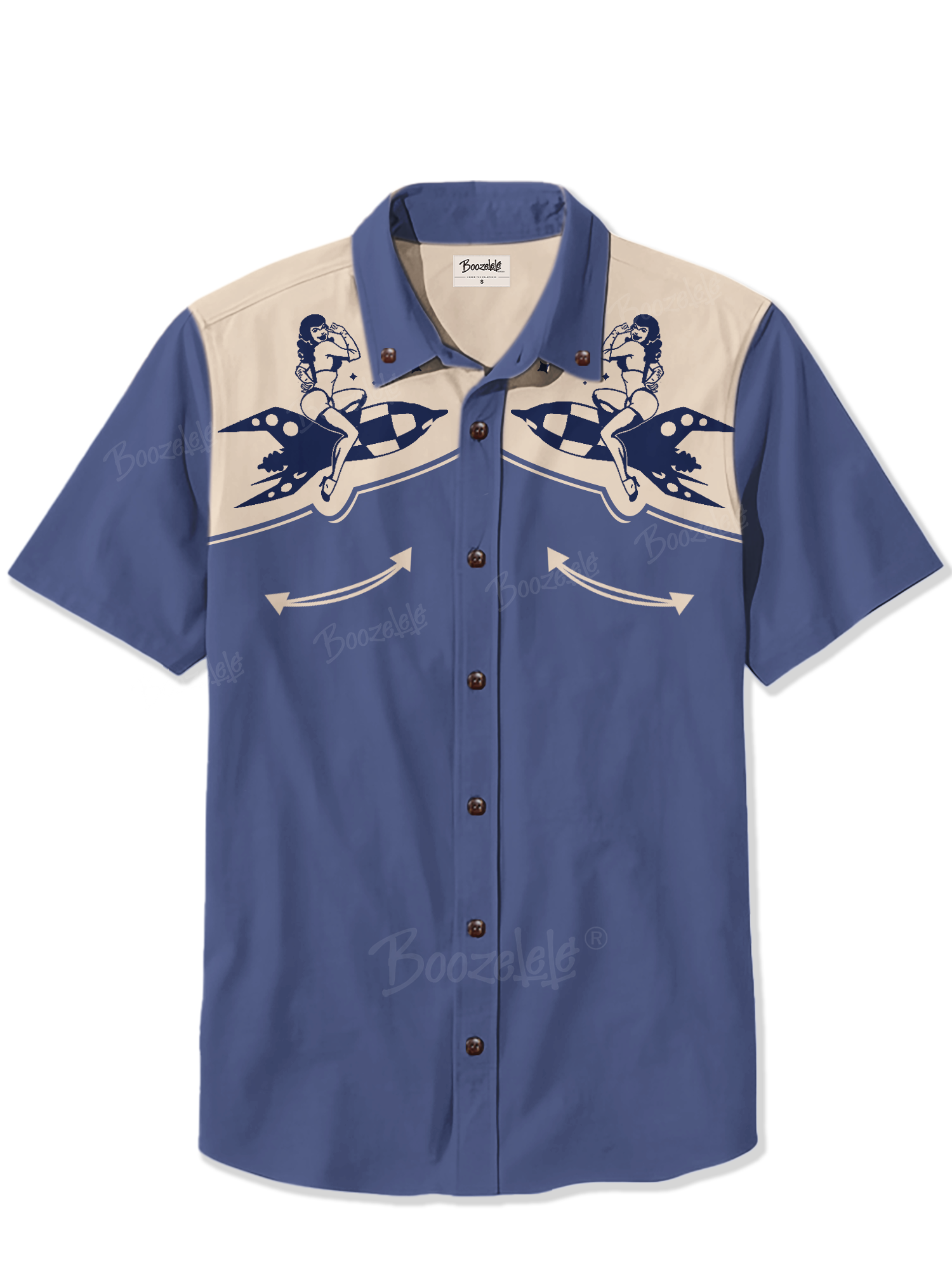 West Cowgirl Rocket - 100% Cotton Shirt