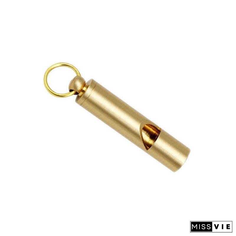 Brass Outdoor Survival Whistle