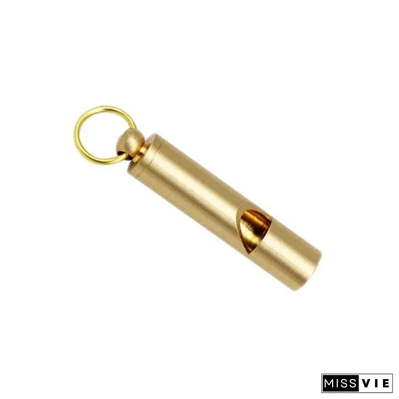Brass Outdoor Survival Whistle
