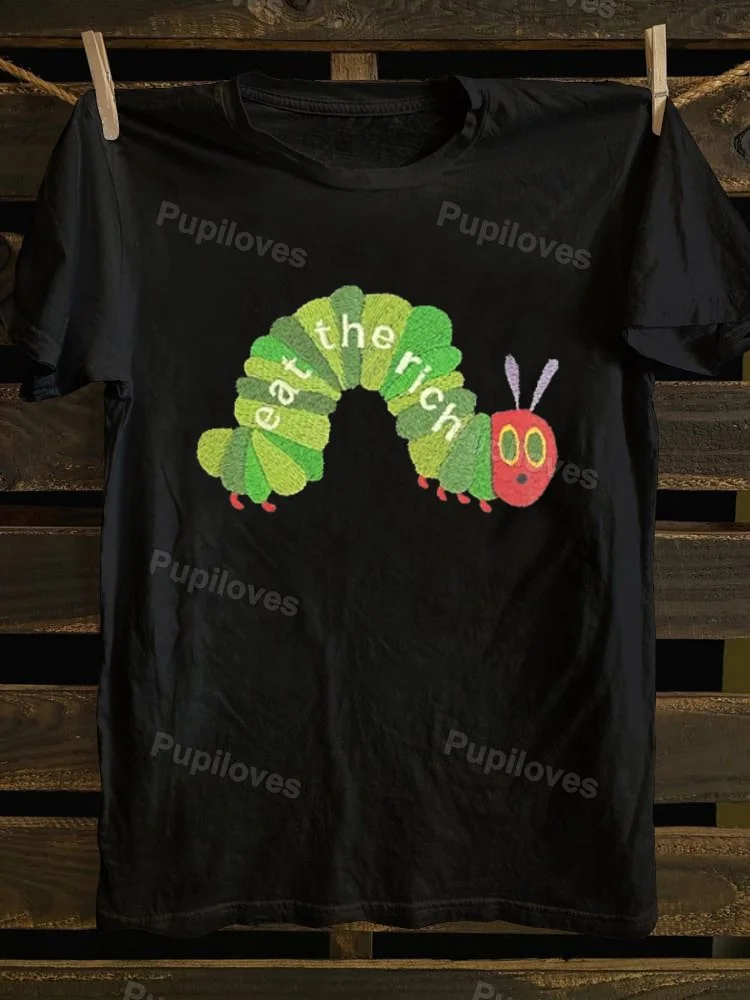 Pupiloves Pupiloves Eat The Rich T-shirt
