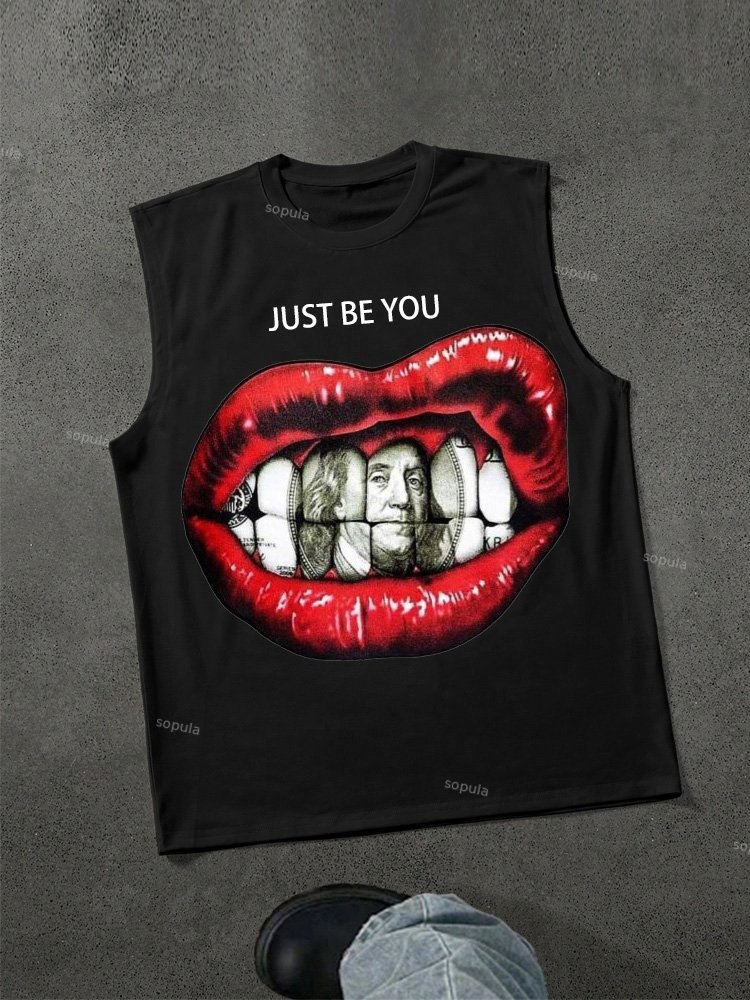 Just Be You Printed Tank Top