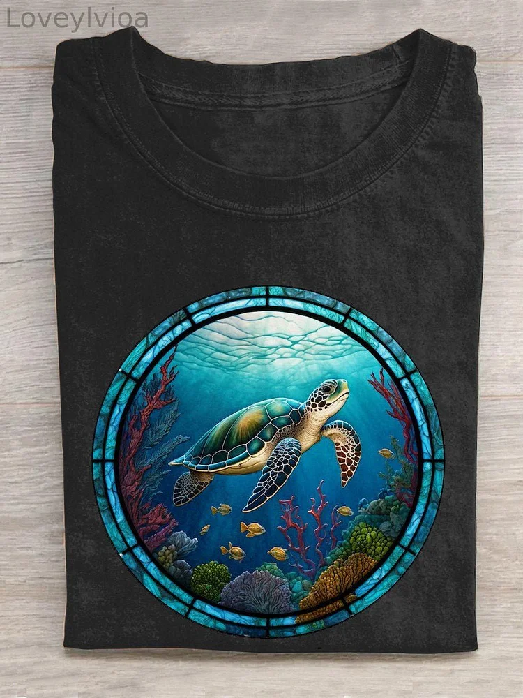 Sea Turtle Creative Design T-shirt