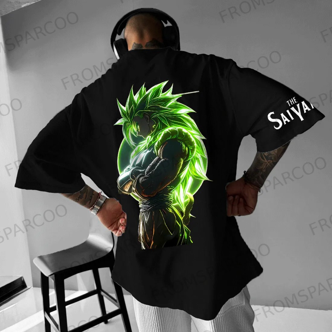 Unisex Oversized GOKU  Anime Print T-Shirt