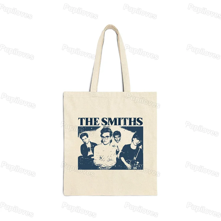 Pupiloves Pupiloves The Smiths Blue Vintage Color Tote Bag