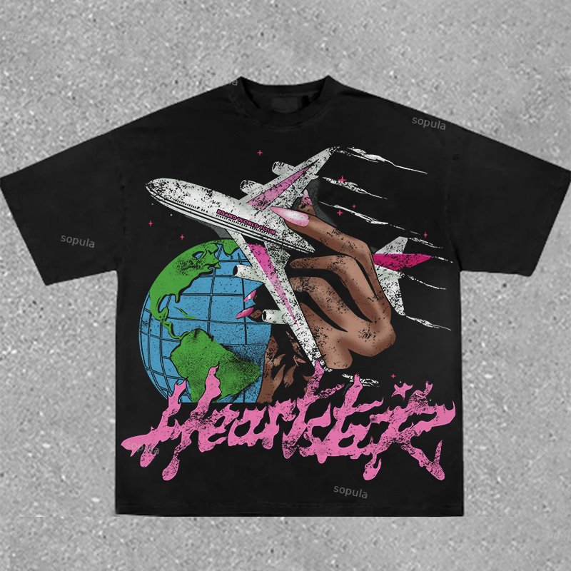 Men's Star Worldwide Graphic Cotton T-shirt
