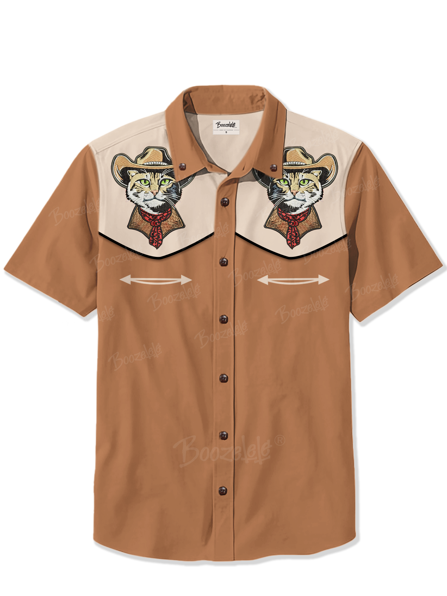 Western Cowcat - 100% Cotton Shirt