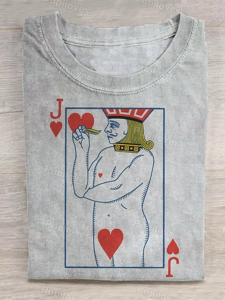 Pupiloves Pupiloves  Solitaire J Art T-shirt