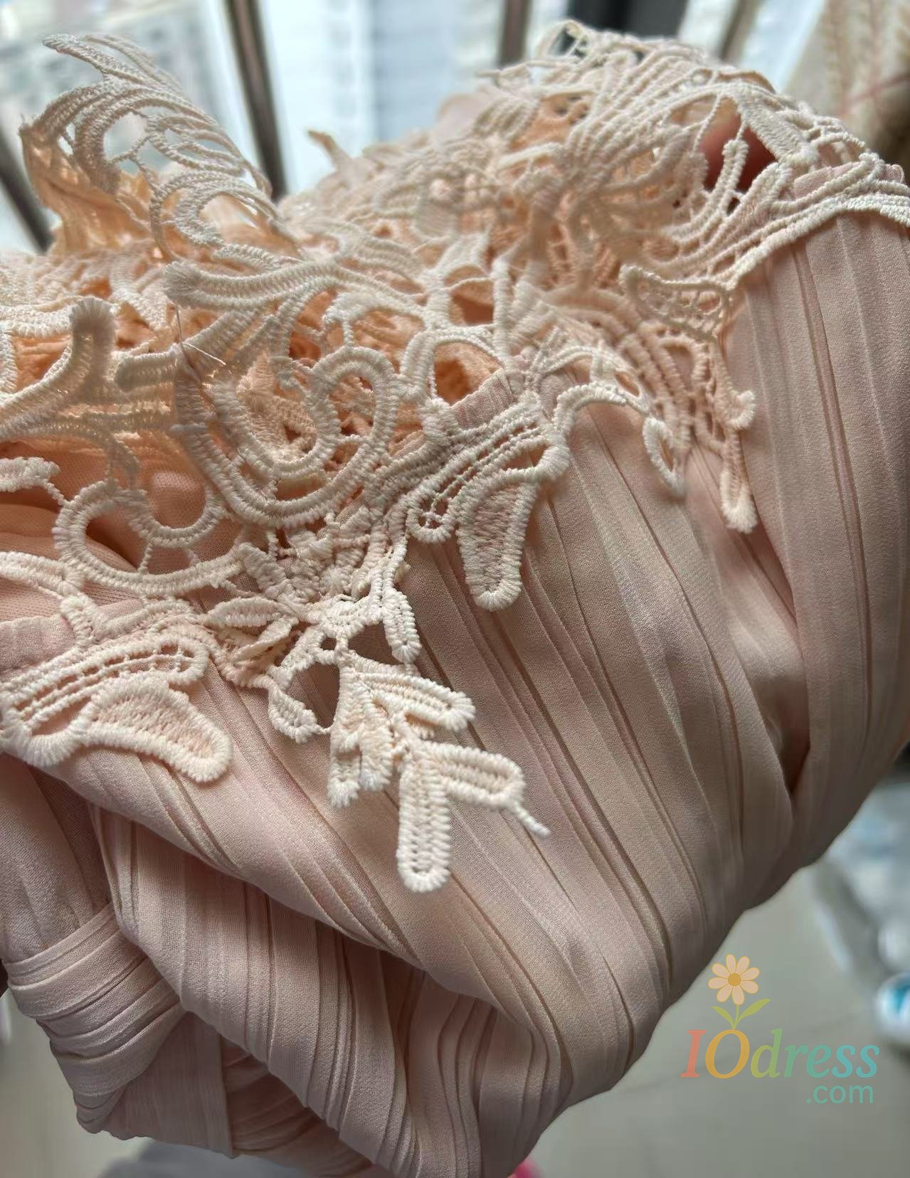 apricot dress
