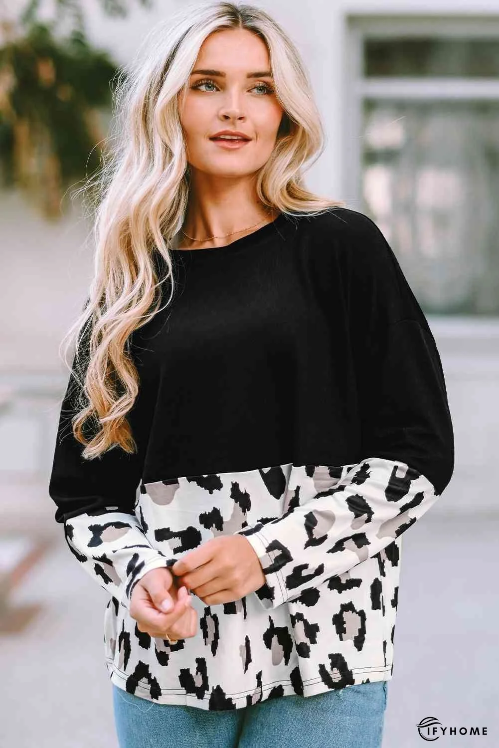 Leopard Long Sleeve T-Shirt | IFYHOME