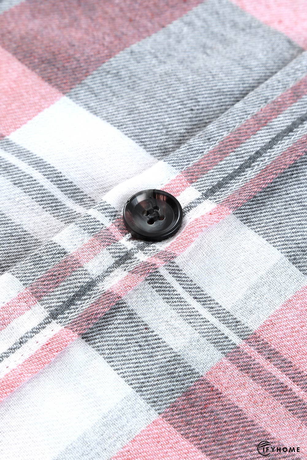 Plaid Button Up Patch Pocket Shirt | IFYHOME