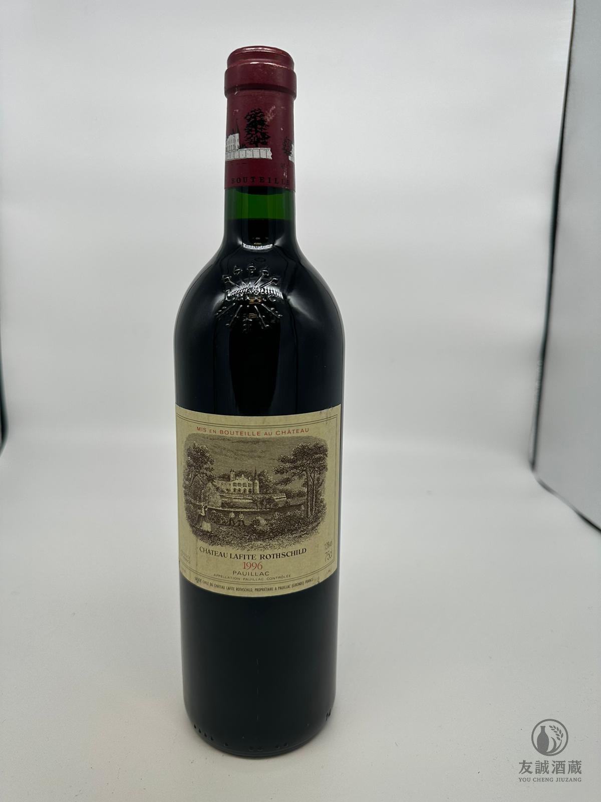 【A11083】拉菲 Lafite 1996｜RP100滿分傳奇｜完美全品相｜典藏價 $5,400 友誠酒藏