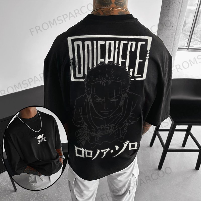 Oversized 'ONE PIECE' Tee