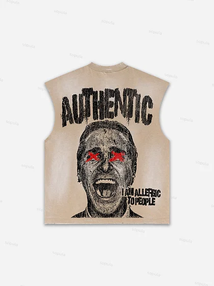 Unisex Eye Printed Short Sleeve Cropped T-Shirt