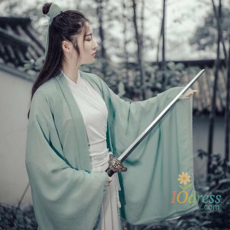 IO Dress Large Size 3XL Hanfu Dress Women Chinese Traditional Hanfu Set Female Cosplay Costume Summer Hanfu Red Blue WhiteDress For Women