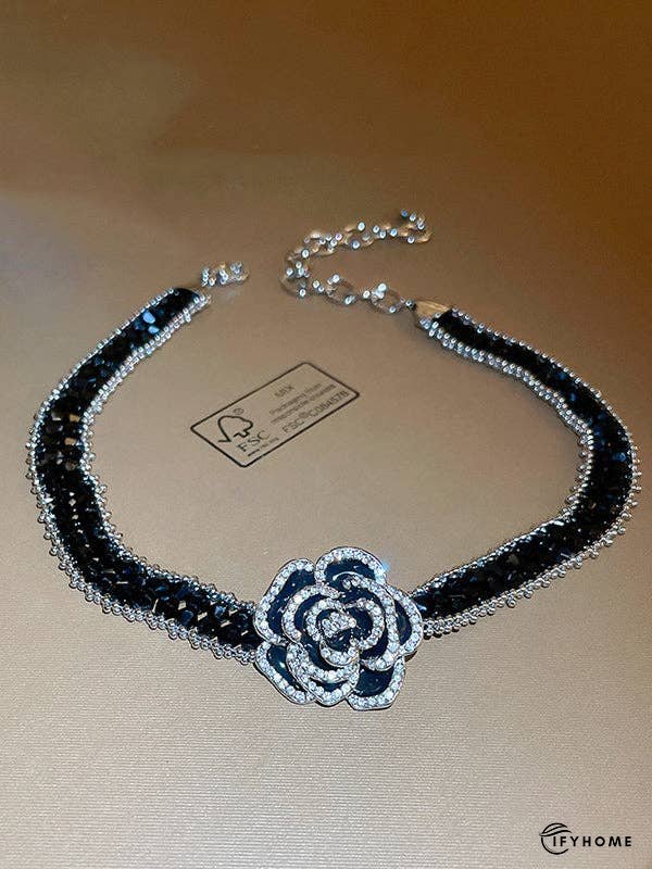 Flower Shape Dainty Necklace Necklaces Accessories | IFYHOME