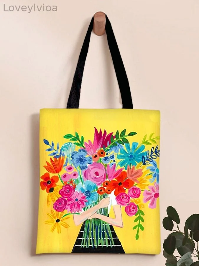 Floral Casual Canvas Bag