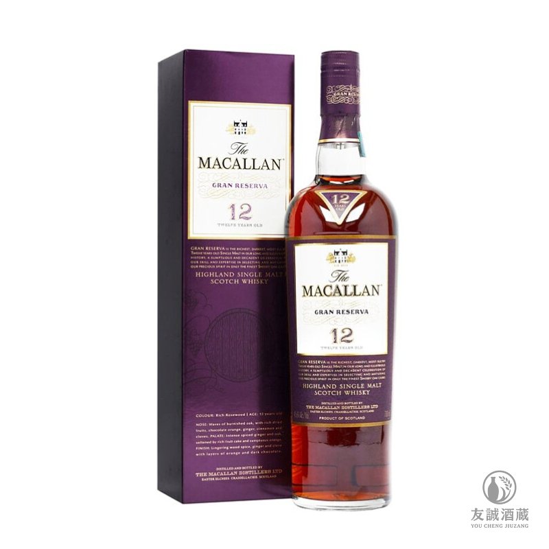 MACALLAN麥卡倫紫鑽12年 友誠酒藏