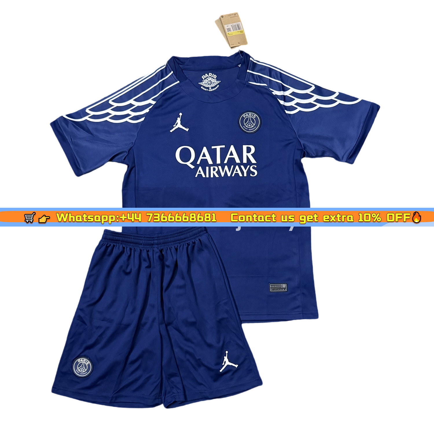 Paris Saint-Germain PSG 25-26 Fourth Men's Adult Jersey Set - Fans Version