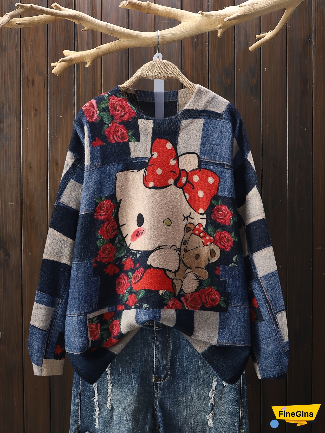 Pullover, Casual Round Neck Long Sleeve Top, Women's Clothing