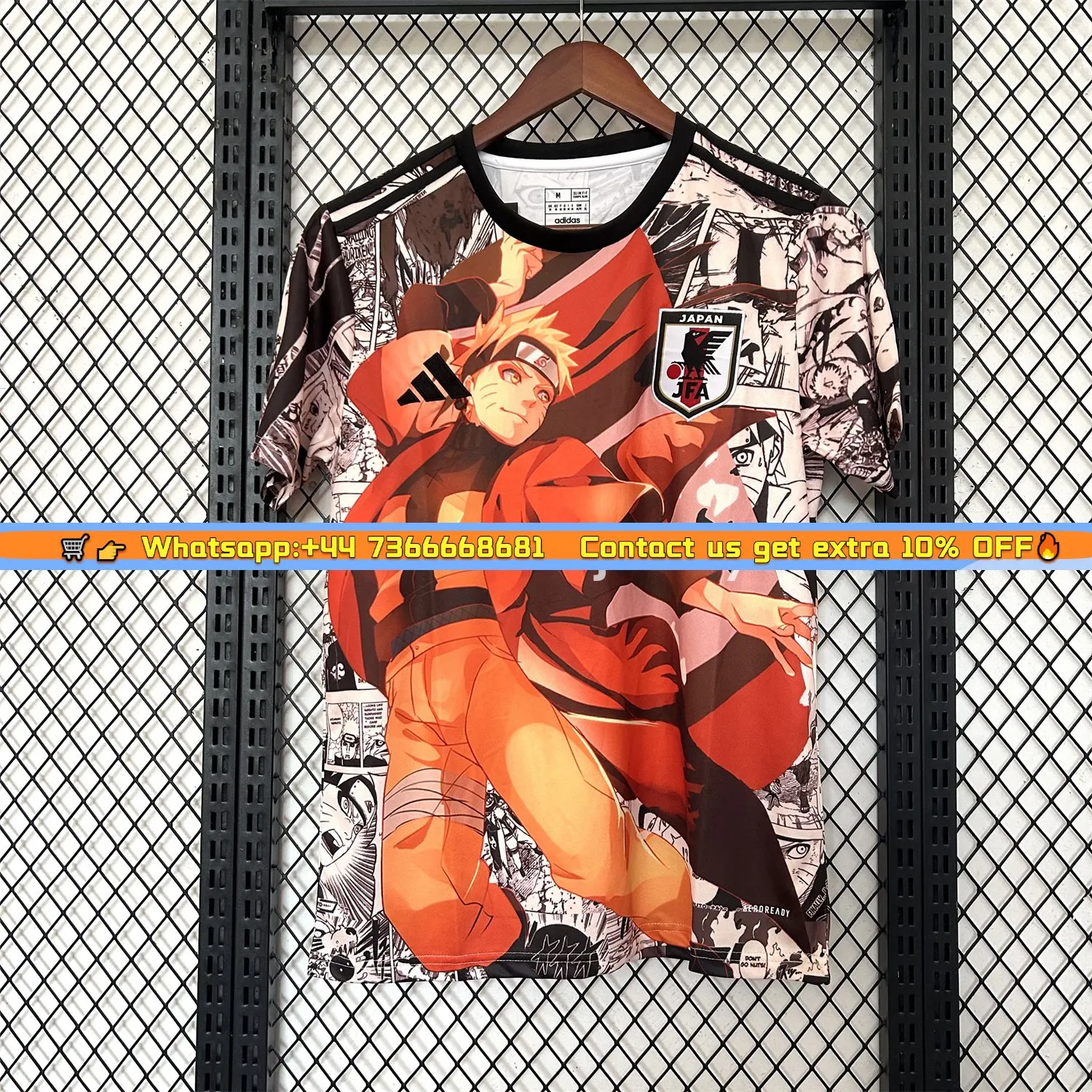 Japan 25-26 Uzumaki Naruto Sage Mode Special Edition Jersey - Fans Version
